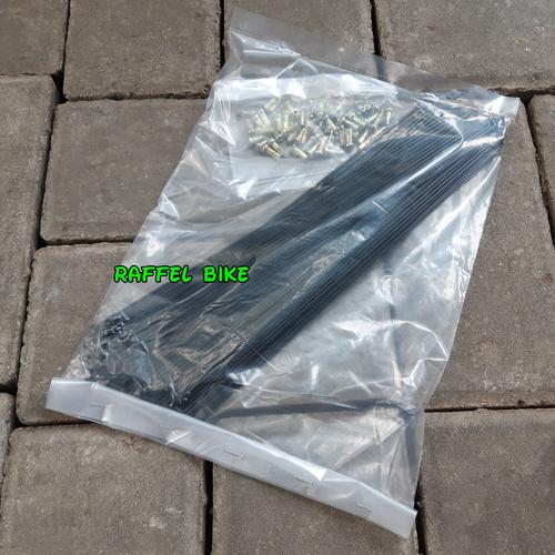 Foto Produk Termurah. Jari-jari Jengki black. Jari-jari 700c dari RAFFEL BIKE