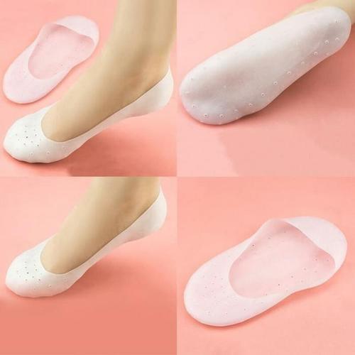 Foto Produk Silicone Gel Heel protector anti crack sock silicone - Nude dari aga wholesale