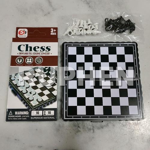 Foto Produk Catur Chess Magnet Mini Board Game Pocket Mainan Anak Portable Praktis dari Ruphen Shop