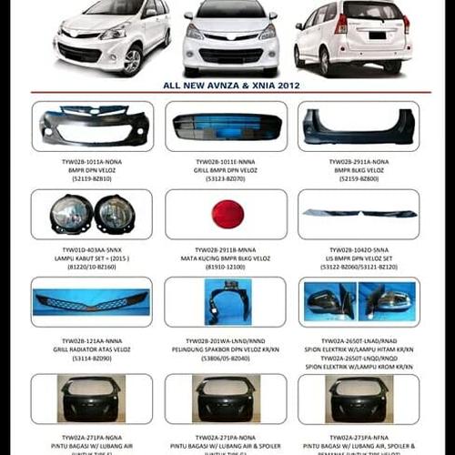 Foto Produk Pintu bagasi belakang avanza veloz 2012-2015 sebelum grand new dari mobil part shop