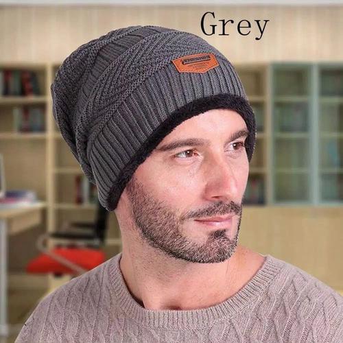 Jual Topi Slouch Beanie Hat - Grey 