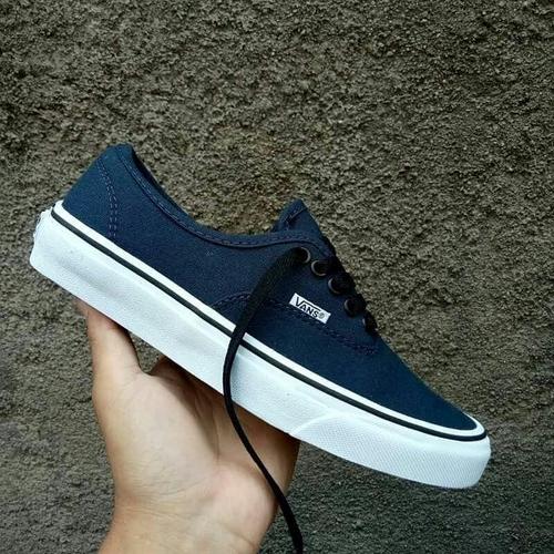 vans authentic biru navy