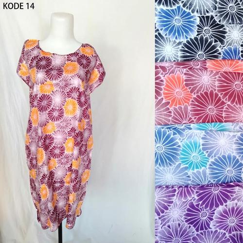 Foto Produk Grosir Daster Midi Rayon Murah Baju Tidur Kode 14 dari Tshirt Kita