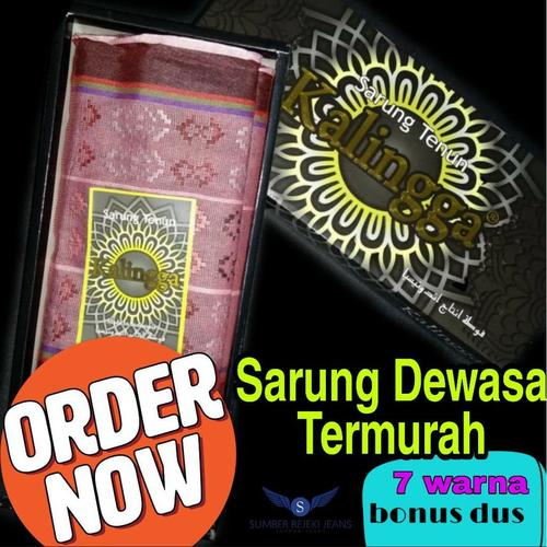 Gambar Sarung Tenun Grosir Termurah Kalingga ukuran dewasa banyak warna - Hitam dari Sumber Rejeki Jeans Kota Surabaya Tokopedia
