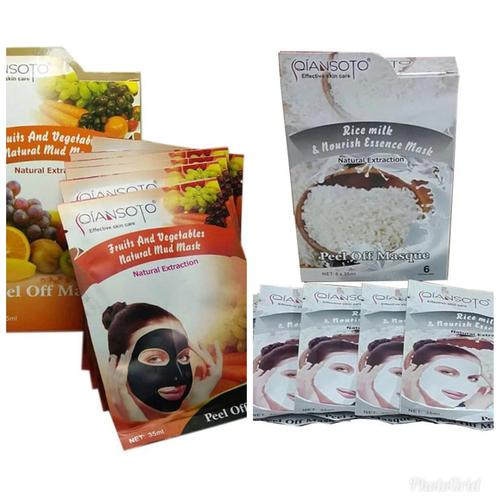Foto Produk Qiansoto Fruit Vegetables Anti Oxidant Masker Wajah Fitur dari evi rahayu