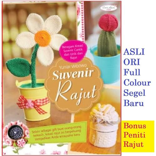 Jual Buku SUVENIR RAJUT cantik unik untuk hadiah souvenir dan peluang