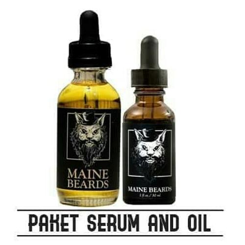 Foto Produk Maine Beards Serum Minoxidil dan Oil Penumbuh Brewok Cepat dari Maine Beards