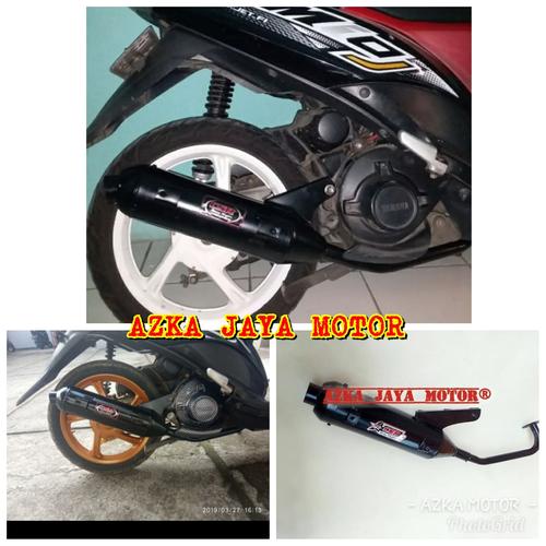Foto Produk Knalpot Racing Mio J / Mio GT CSR model Standar bobokan dari Azka Jaya Motor