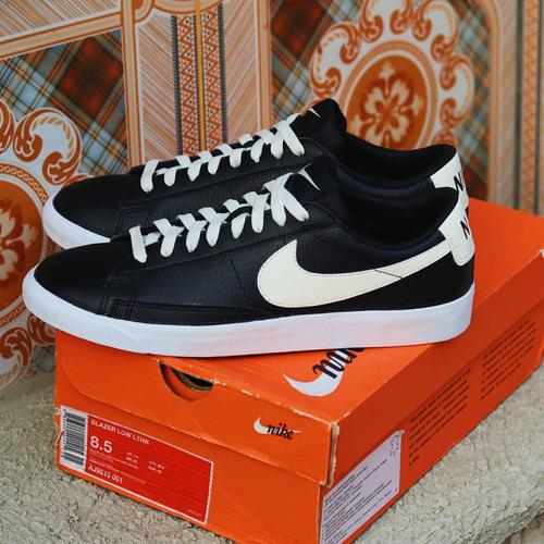 Jual ORIGINAL Nike Blazer Low Leather Black/White size 42-44 muraahhh -  Kota Tangerang - QINO Sneakers Shop | Tokopedia