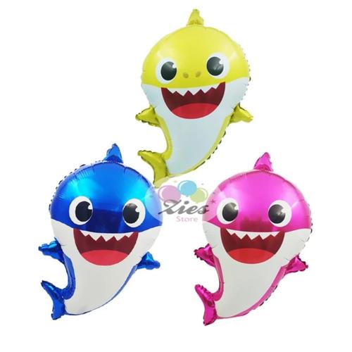 Foto Produk balon foil baby shark / balon plastik karakter kartun baby shark - pink dari Zies store