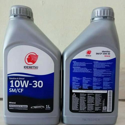 Foto Produk Oli Mesin Mobil IDEMITSU SM/CF 10W-30 Kemasan 1 Liter dari Toko Anugerah-