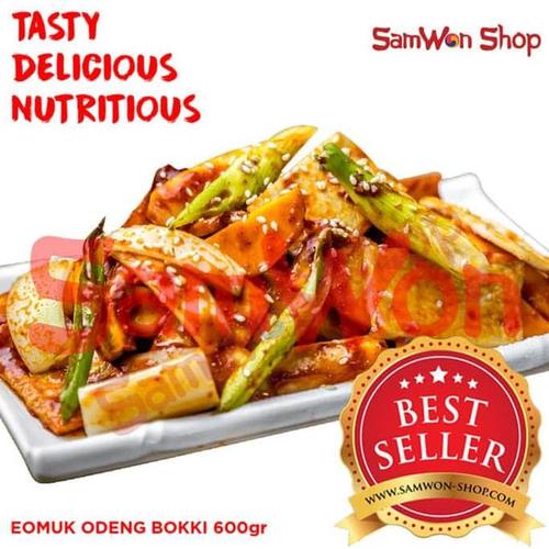 Foto Produk EOMUK ODENG BOKKI 600 Gr Fresh - SamWon Makanan Korea ENAK LEZAT dari idris shop01