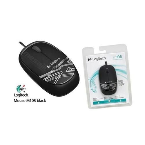 Foto Produk logitech m 105 black red dari Malia stuff