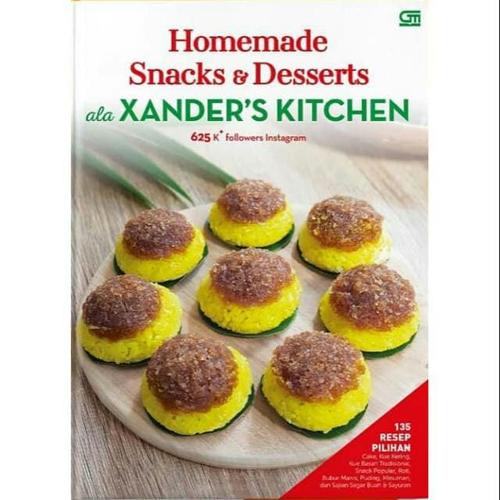 Gambar buku masakan handmade snacks & desserts ala xanderskitchen dari HYLM ONLENSHOP Kota Bandar Lampung Tokopedia