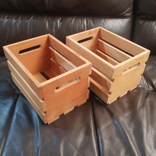 Foto Produk kotak kayu jati box wooden crate dari solidewood