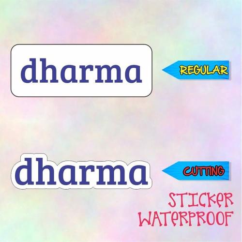 Jual Sticker Nama Anak Label Waterproof Label Tempat Makan Dharma ...