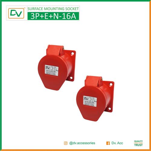 Jual SURFACE MOUNTING SOCKET 3P+E+N 16A / 5PIN 16A / DSMS-3P+E+N-16A ...