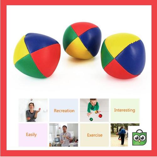 Jual Best Seller Juggling Balls Set Classic Bean Bag Juggle Magic