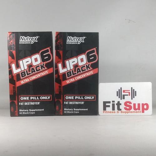 Foto Produk LIPO6 Black 60caps Nutrex fatburn pembakar lemak ampuh obat diet alami dari FitSup