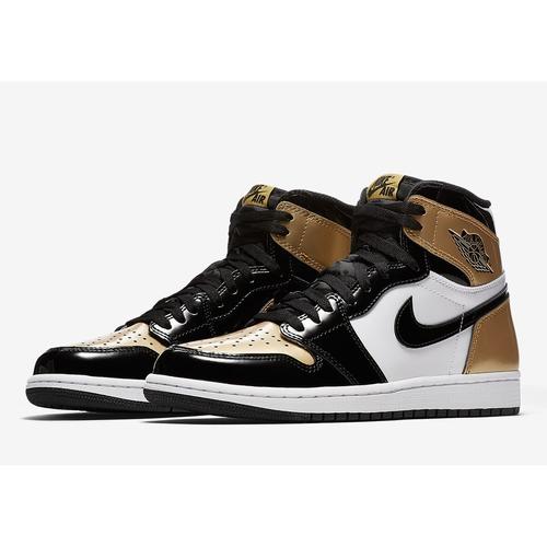 gold toe jordan one