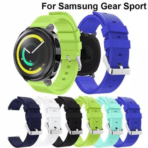 Foto Produk STRAP SILIKON WATCH BAND SAMSUNG GEAR SPORT 2018 R600 S2 CLASSIC TALI dari Jiesha Shop