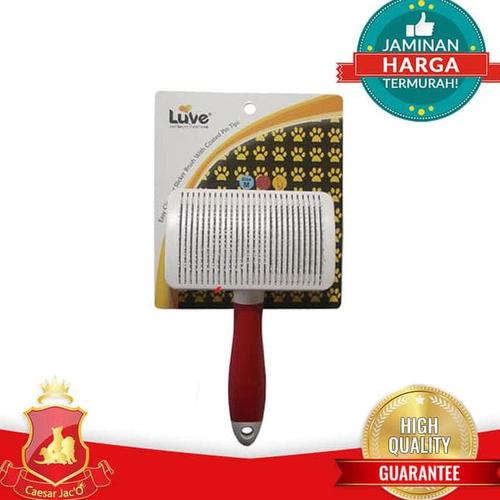 Foto Produk Sisir Kawat Luve / Slicker Brush Anjing Kucing Kelinci Hewan LV-120 dari buncis shop01