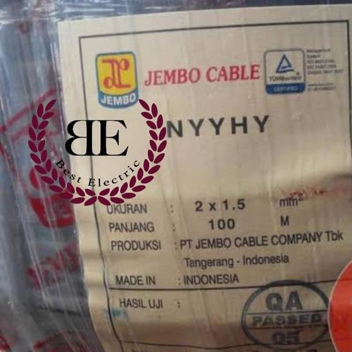 Jual Kabel NYYHY / Kabel Serabut JEMBO / 2 x 1.5mm / Meteran - Jakarta ...