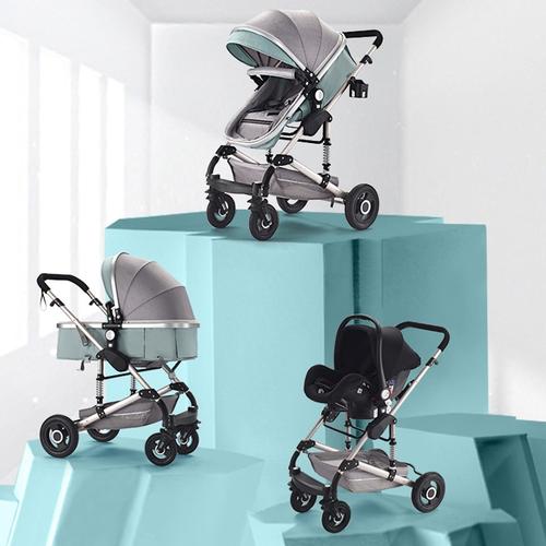 Jual Premium Baby Stroller 3 In 1 Pram With Car Seat Travel System Jakarta Barat Satriahitam Tokopedia - Car Seat And Stroller 3 In 1