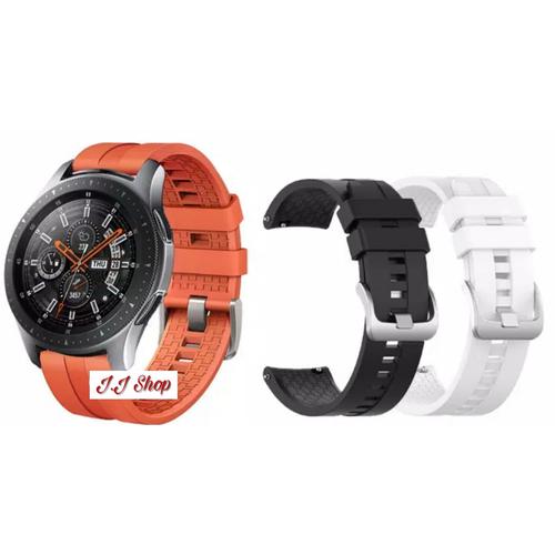 Foto Produk Strap Silikon Watch Band Huawei Style Samsung Galaxy Watch 46mm Tali - Putih dari Logam Mulia Termurah