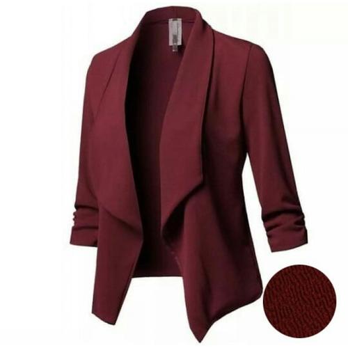 maroon casual blazer