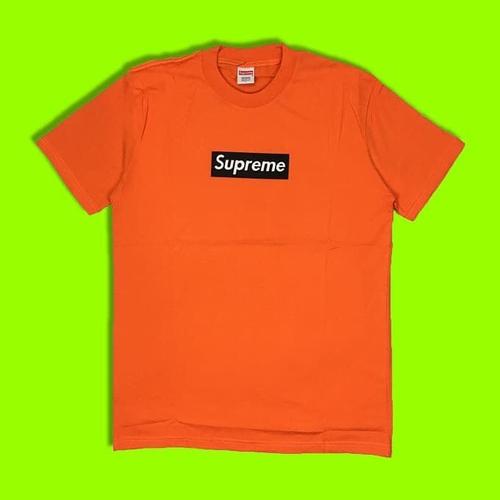 Jual SUPREME X VLONE ORANGE TEE - Kota 