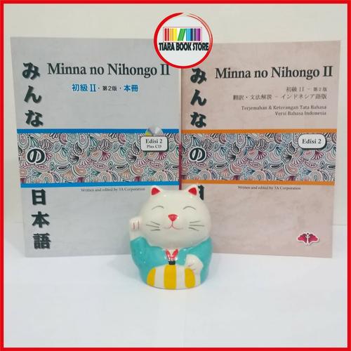 Foto Produk Paket Murah Minna no Nihongo 2 dasar lanjutan teksbook&terjemahan N4 dari Tiara Book Store