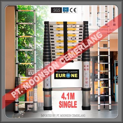 Foto Produk Tangga Teleskopik Alumunium Single 4.1M EURONE X-tra dari Son Cemerlang