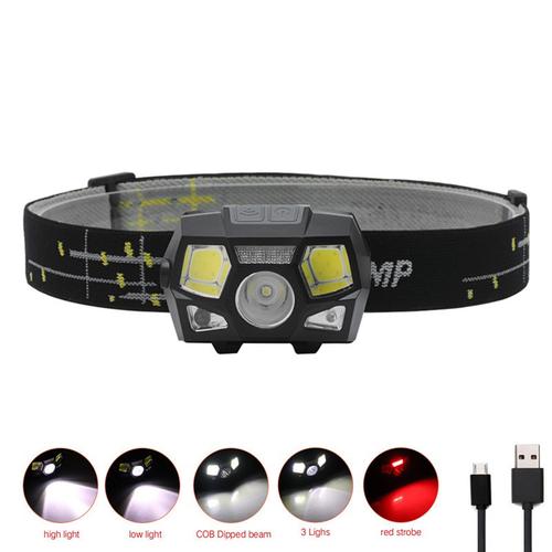 Foto Produk Senter Kepala USB sensor gerak / Headlamp XPE COB recharge 10000 lumen dari Sungai Kuning