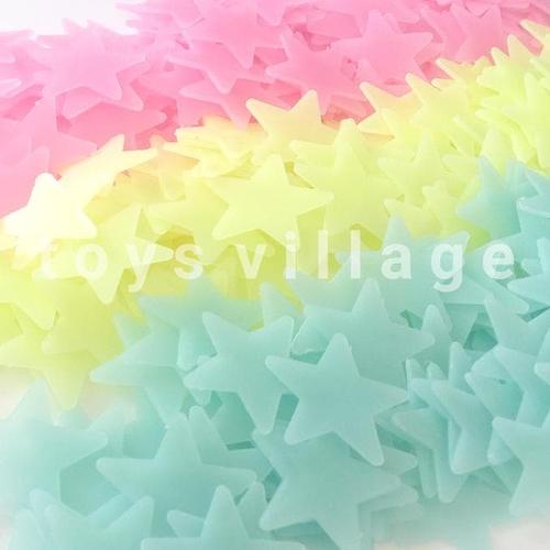 Foto Produk 100Pc Glow in The Dark Star / Bintang - Stiker Dinding / Wall Sticker dari Bougenville02