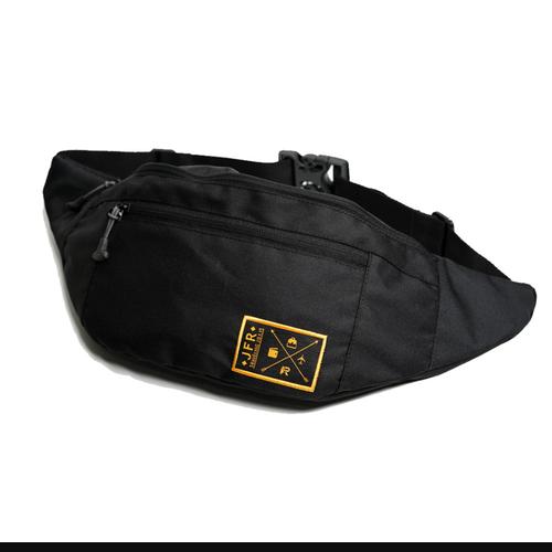 Foto Produk JFR Tas Pinggang Waist Bag Bahan Polyester JT02 Black dari lestaricollections