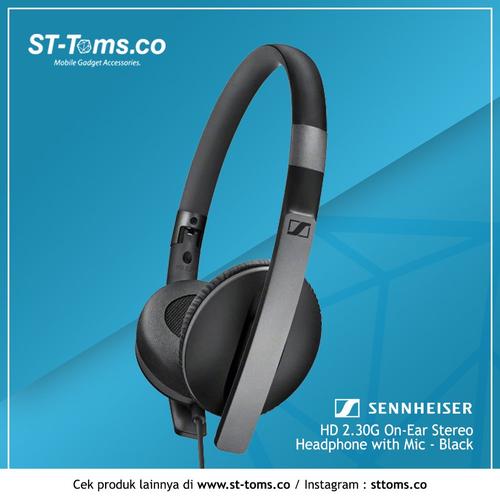 Jual Sennheiser On-Ear Stereo Headphone with Mic HD 2.30G - Hitam - Jakarta  Barat - Haedar Olstore | Tokopedia