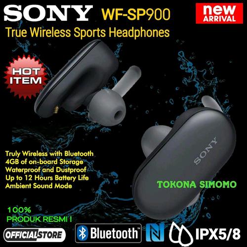 Jual Sony WF SP900 - WF SP 900 True Wireless Waterproof Sport Headphones -  Jakarta Barat - Haedar Olstore | Tokopedia