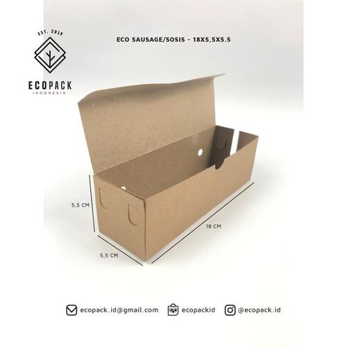 Jual CUSTOM BOX SOSIS BAKAR - BOX SOSIS ( M ) - KOTAK SOSIS - Kota ...