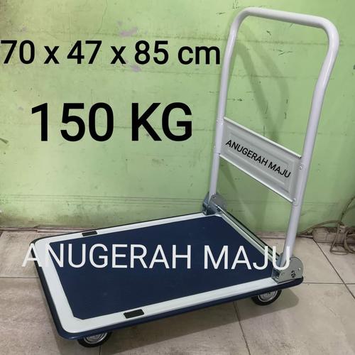 Gambar Handtruck 150 kg/Troli angkut barang 50x70 cm dari Anugerah maju Jakarta Barat Tokopedia