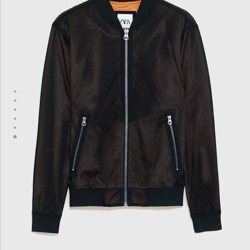 Foto Produk Zara original mesh bomber jacket / jaket motif jala diskon dari Kuro-Shiro