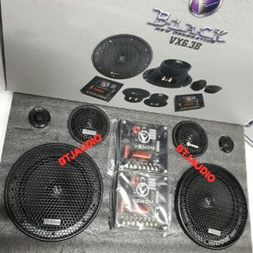 Foto Produk SPEAKER COMPONENT/SPLIT 3 WAY VENOM VX6.3B (NEW PRODUCT & ORIGINAL) dari BTJ AUDIO