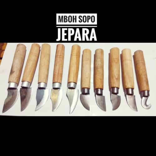 Foto Produk Satu set pisau raut dari Mboh Sopo