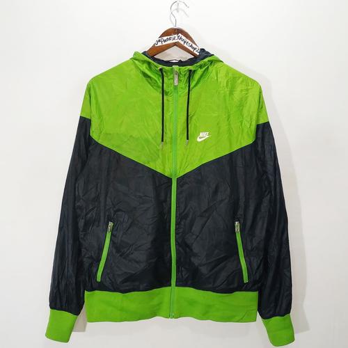 Jual Nike Windrunner Green Black Hooded 