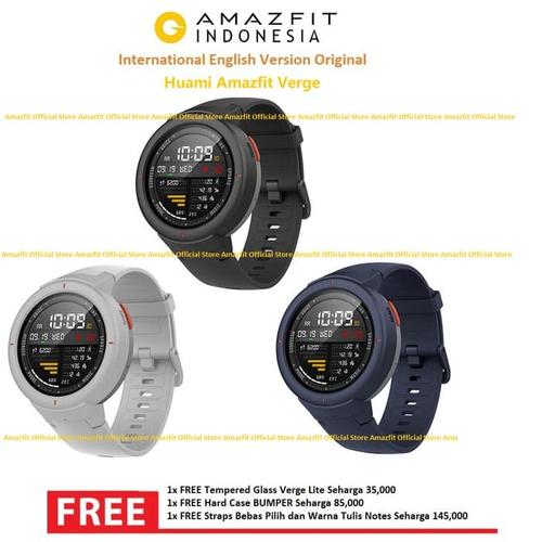 Jual Amazfit Verge Xiaomi Huami Call GPS International IP68