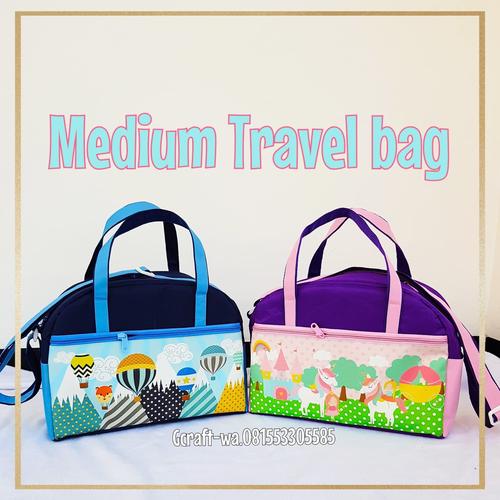 Jual Medium Travel bag - Biru - Kota 