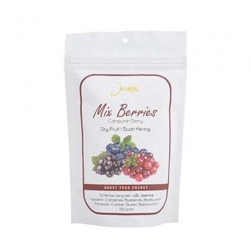 Foto Produk Jasmine mix berries dry food 100 gr | Manisan campuran Berry kering dari HRF _Shop