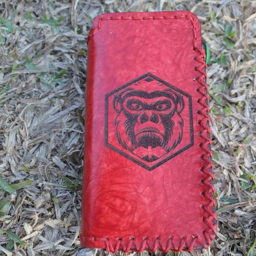 Foto Produk LEATHER CASE cover / sleeve Hexohm v3 anodized Limited Series - Merah dari ALdis Leather