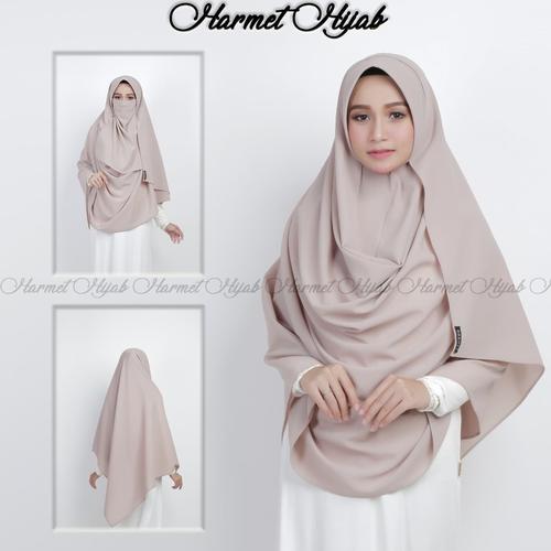 Foto Produk Gratis Cadar Jilbab Pasmina Instan Syari Ped Antem - Hitam dari Hijab Instant Grosir