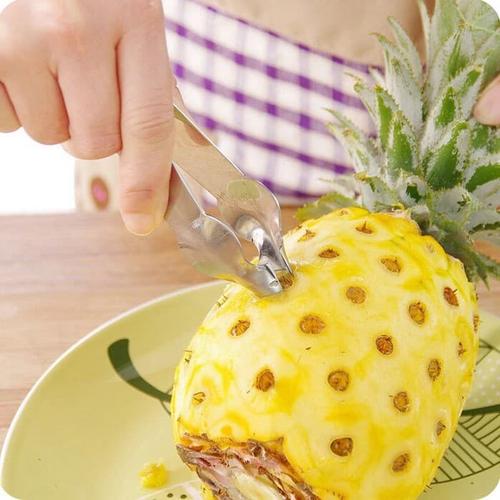 Foto Produk Capit Capitan Mata Nanas Pencabut Pencabit Stainless Steel Alat Kupas dari Grosir Kitchenware